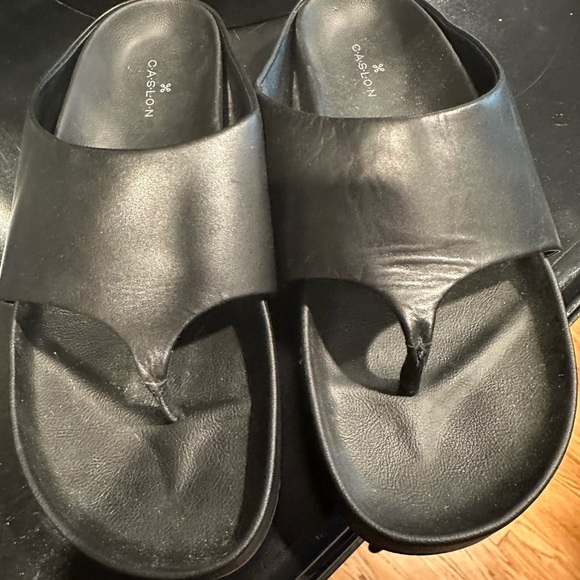 Caslon Shoes - Caslon Black Leather Footwear